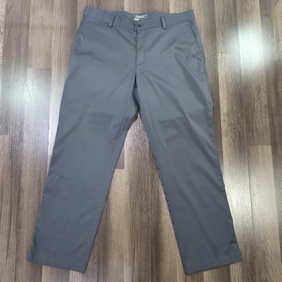 Nike Golf Tour Performance Dri-Fit Gray Stretchy Slim Fit Pants/Chinos. 36 x 30 - Picture 5 of 9